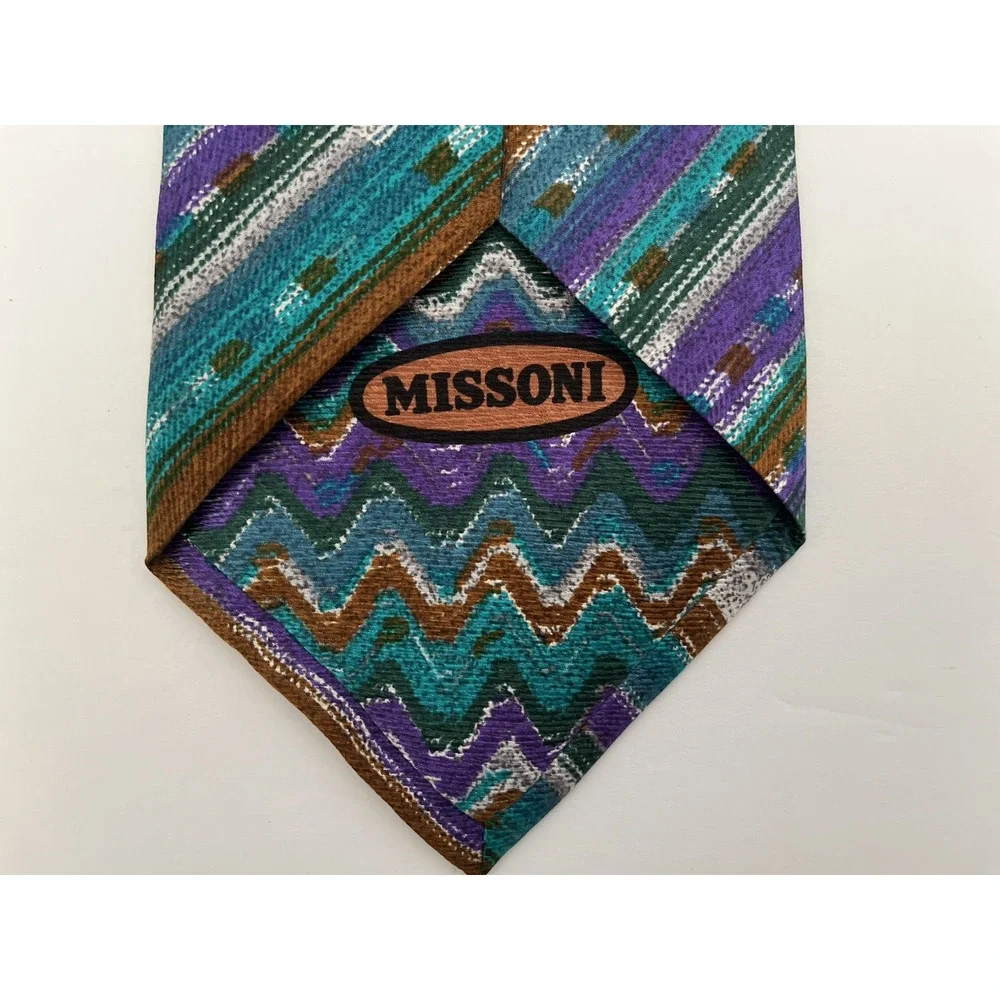 MISSONI CRAVATTE MEN'S SILK TIE NWOT